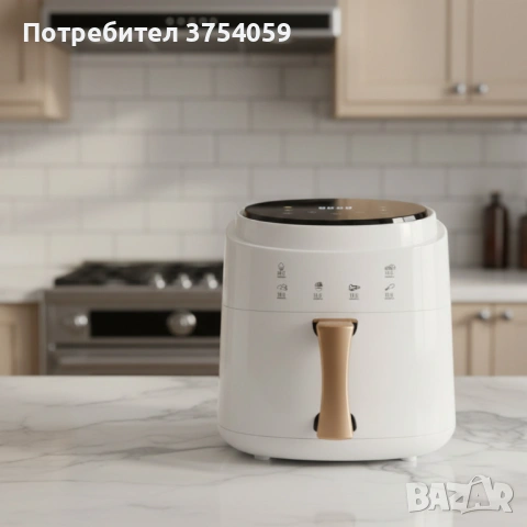 Дигитален въздушен фритюрник Cheffinger Led Air Fryer 1400W - 8L, снимка 7 - Фритюрници - 53174397