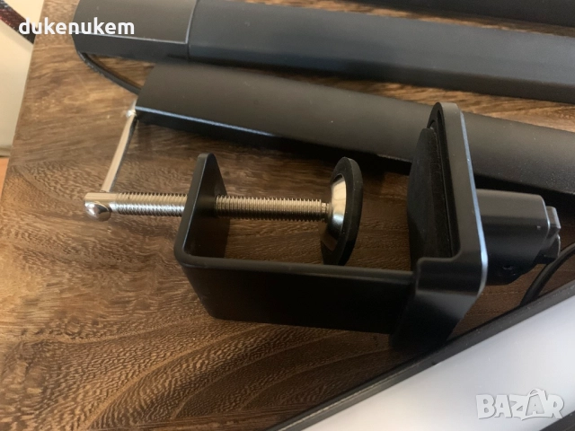 LED Двойна настолна лампа с щипка и гъвкаво рамо - транспортен дефект, снимка 9 - Лед осветление - 52611193