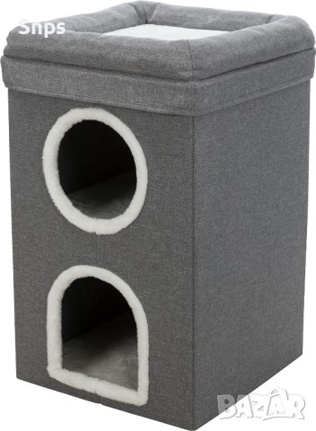 Котешка къща Trixie, двуетажна кула за колиба, повърхност за надраскване, сгъваема за лесно съхранен, снимка 7 - За котки - 42097971