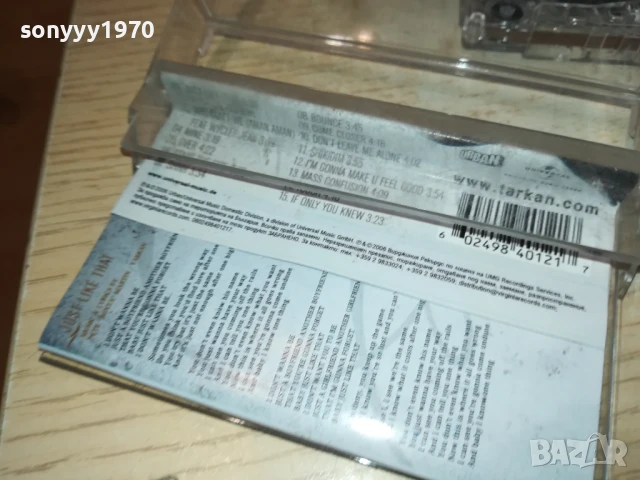 TARKAN-ORIGINAL TAPE 0707251848, снимка 10 - Аудио касети - 50941543