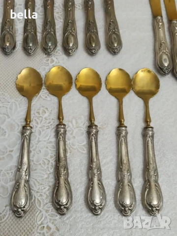 Сребърни стари прибори Солинген комплект , снимка 13 - Антикварни и старинни предмети - 50576022