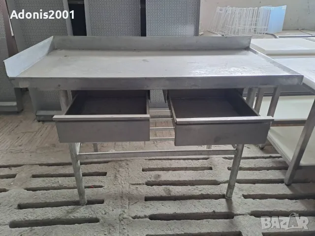 Работна плот маса от неръждавейка, снимка 3 - Обзавеждане на кухня - 50293087