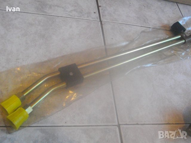 Нова Немска Специализирана Газова Горелка-с 2 Тръби/2 Дюзи-Двураменна-Старо Качество-57 см-WEST GERM