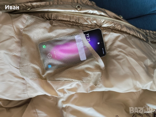 Ellesse дамско зимно яке златисто Oversized, снимка 13 - Якета - 52681750