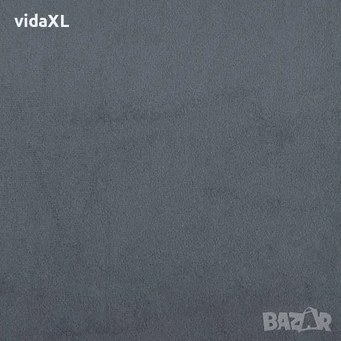 vidaXL Трапезни столове, 2 бр, тъмносиви, кадифе, снимка 7 - Столове - 56147560