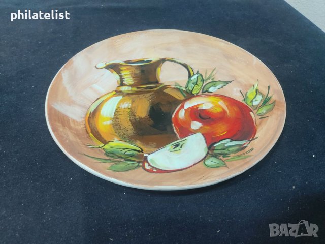 Рисувана чиния - №6, снимка 2 - Чинии - 40441352