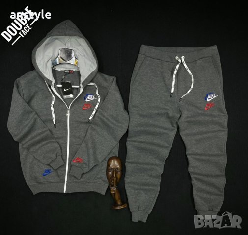 Мъжки екип Найк в сиво/реплика