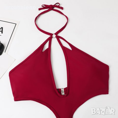 Моден дамски бански костюм, 5цвята , снимка 13 - Бански костюми - 40296481