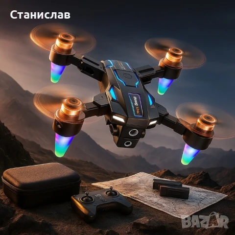 8K Дрон A22 с двойна ESC камера и вграден екран, снимка 1