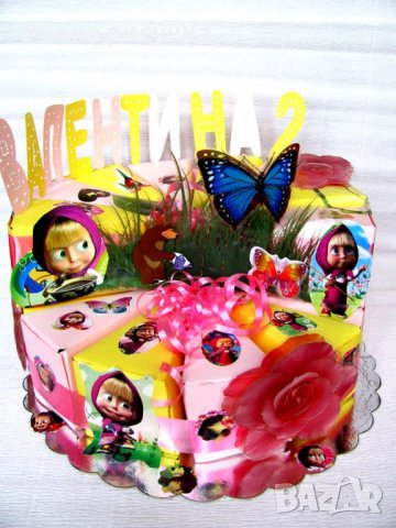 Торти от картон ,всякакви теми ,1лв за парче, снимка 18 - Декорация за дома - 39190052