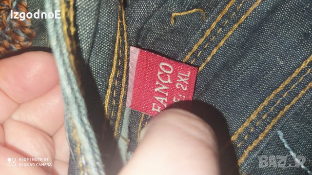 L-XL Дънкова пола с интересни джобове, снимка 4 - Поли - 40102293