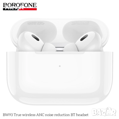 BOROFONE BW93 True Wireless ANC Noise Reduction, снимка 4 - Безжични слушалки - 52099226
