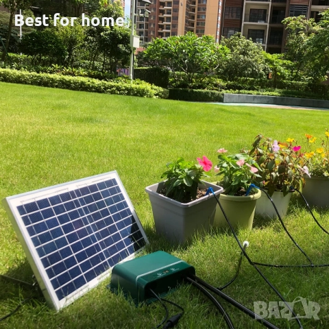 Lewisia 10W Соларен комплект за автоматично капково напояване, снимка 5 - Други стоки за дома - 52596365