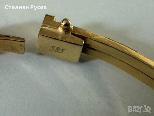 17.32гр 19см златна гривна / златно колие / синджир / ланец / злато / GOLD 585 / 14 карата 142 лв за, снимка 7 - Гривни - 52066569