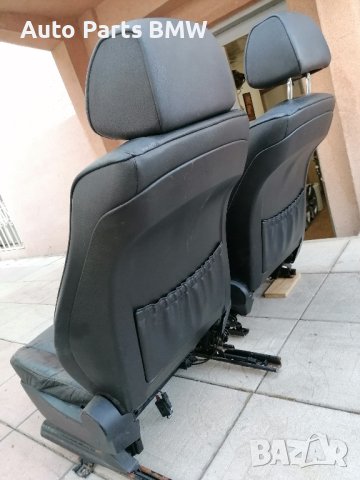 Кожен салан BMW Е65 Е66 черен салон с подгрев БМВ Е65 Е66, снимка 9 - Части - 40660607