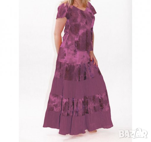 Комплект от блуза и пола в лилаво марка Setline 
