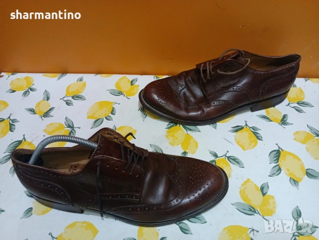 Quarvif N 46 кожени обувки , снимка 9 - Официални обувки - 53375814