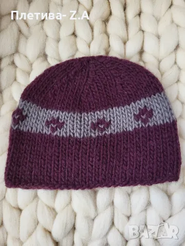 Шапки 100%вълна , снимка 2 - Шапки - 43604320