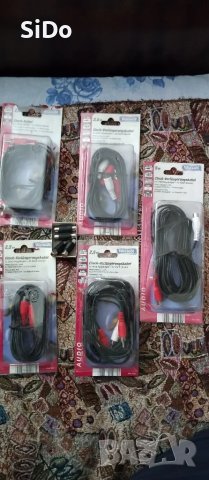 Лот от разпределител за аудио с-ма,съединители за удължение,кабели с евробукса,с жакове ,5-ци и др., снимка 2 - Аудиосистеми - 50322341