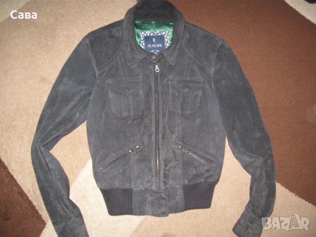 Кожено яке PLAYLIFE   дамско,ХС-С, снимка 2 - Якета - 34958536