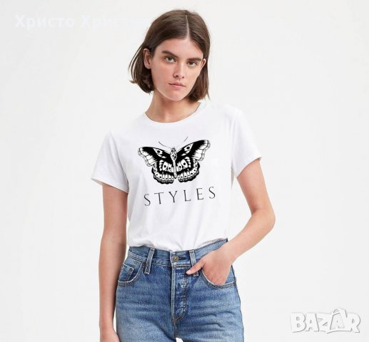 Тениски Harry Styles принт, модели и размери , снимка 6 - Тениски - 31398993