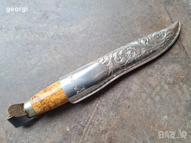 норвежки нож за лов и риболов Brusletto EIK, снимка 2 - Ножове - 52430282