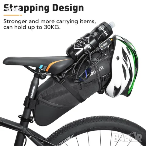 чанта за багажник на велосипед , снимка 3 - Аксесоари за велосипеди - 50042647