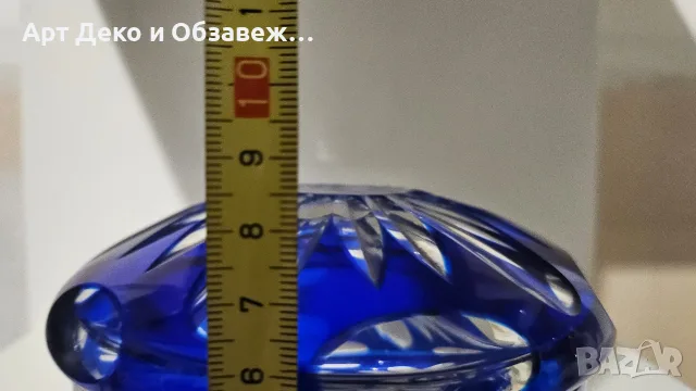 Кристална стара бонбониера, снимка 9 - Сервизи - 56528136