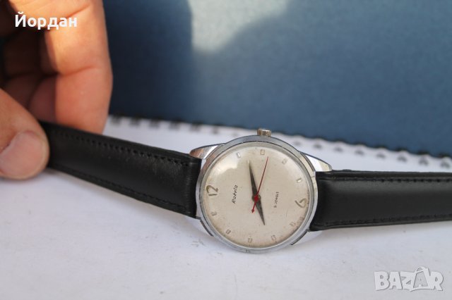 СССР часовник ''Ракета'' 21 камъка 37 мм, снимка 5 - Антикварни и старинни предмети - 38729857