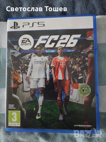 Продавам игра EA Sports FC 26 за Sony Playstation 5 (PS5)