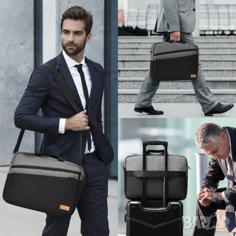 Чанта за лаптоп Bagasin 15-16 инча, снимка 6 - Чанти - 50991294