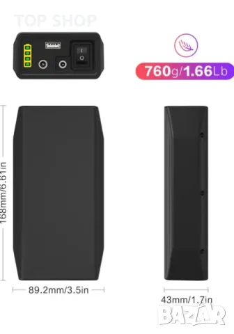 12V LiFePO4 батериен пакет LF4100, 2000 цикъла акумулаторна 12.8V 6000mAh, снимка 5 - Друга електроника - 48926888