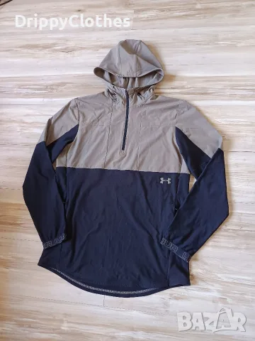 Оригинално мъжко горнище с качулка Under Armour Vanish Hybrid Jacket, снимка 2 - Спортни дрехи, екипи - 56172426