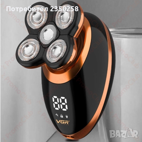5в1 Безжична самобръсначка VGR 316 система против прищипване, снимка 2 - Електрически самобръсначки - 52865092