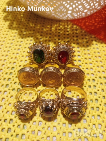 Златни пръстени, снимка 2 - Пръстени - 53298364