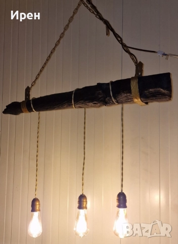 Висяща винтидж лапма , снимка 2 - Антикварни и старинни предмети - 52257712