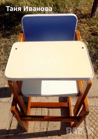 Дървено столче за хранене, снимка 1 - Столчета за хранене - 30227108