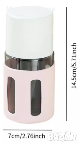 Комплект компактни бутилки за пътуване – 4 бр. контейнери за козметични и хигиенни течности, снимка 4 - Други стоки за дома - 49680759