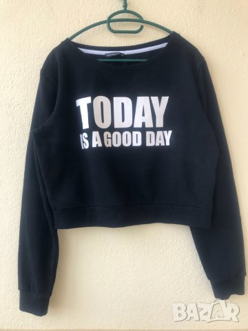 Къса блузка - Л, снимка 4 - Блузи с дълъг ръкав и пуловери - 35307638