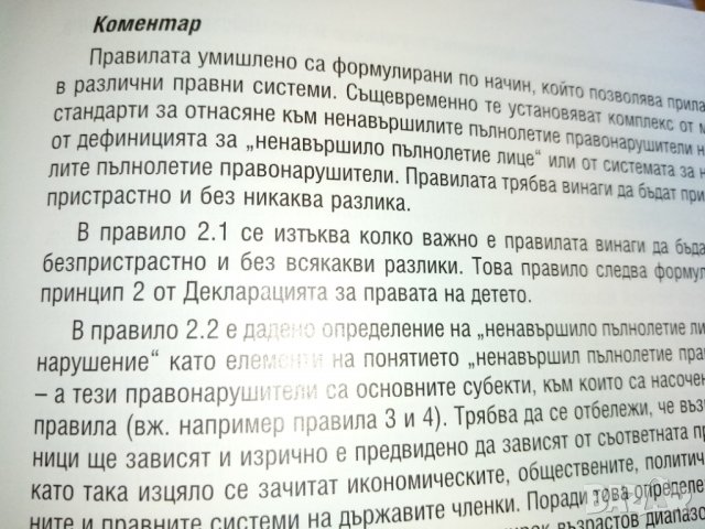 Правосъдие по отношение на малолетни и непълнолетни – Международни стандарти, снимка 3 - Специализирана литература - 30138192