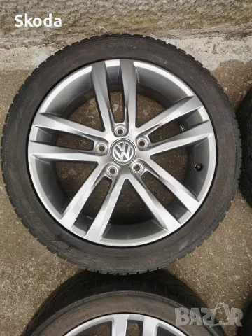 джанти vw touran golf 17 5x112 , снимка 6 - Гуми и джанти - 56477252