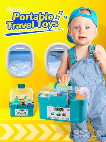 HahaGift Бебешки играчки за момчета 12-18 месеца, снимка 6 - Коли, камиони, мотори, писти - 42275480