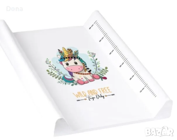 Chipolino Подложка за повиване Wild & Free еднорог +ПОДАРЪК  , снимка 2 - Мебели за детската стая - 48622469