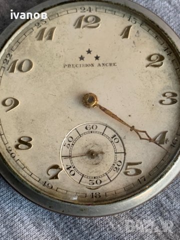 джобен часовник precision ancre, снимка 2 - Антикварни и старинни предмети - 38721674