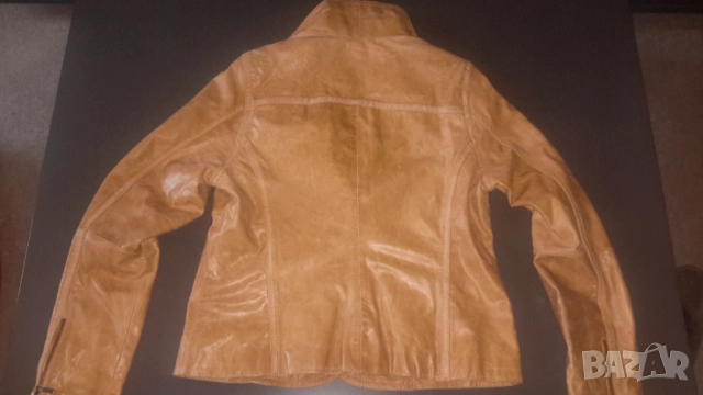 Леко дамско яке със 100 % гъши пух By Zebra и кожено, снимка 9 - Якета - 20023953