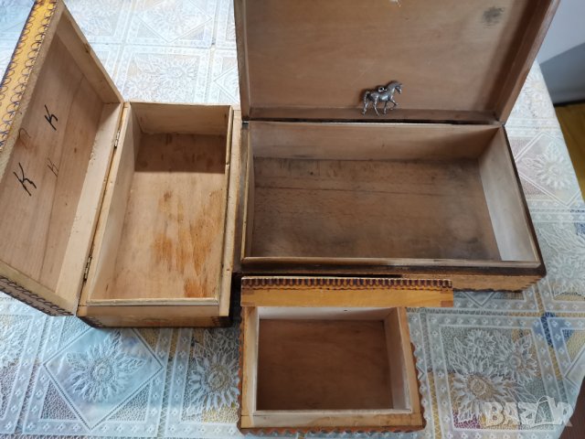 Ретро дървени кутии , снимка 5 - Други ценни предмети - 38941333