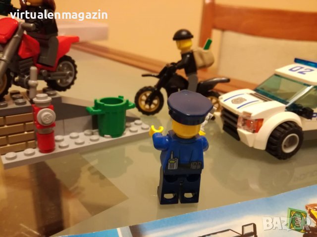 Конструктор Лего - модел LEGO City 60042 - High Speed Police Chase, снимка 5 - Конструктори - 38247101