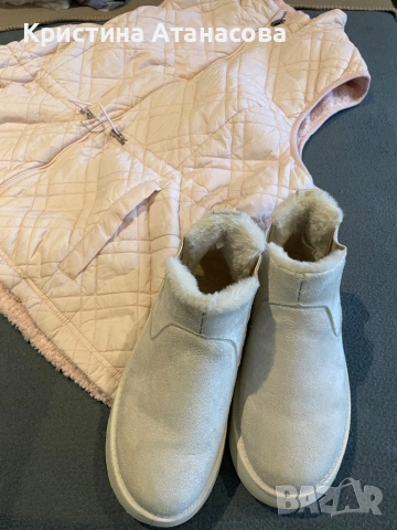 🌸 Стилен зимен сет в бежово и розово – топлина и елегантност! ❄️, снимка 9 - Други - 53932650