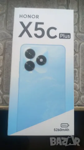 Чисто нов HONOR X5c Plus 64GB / 4GB RAM, Midnight Black - Запечатан