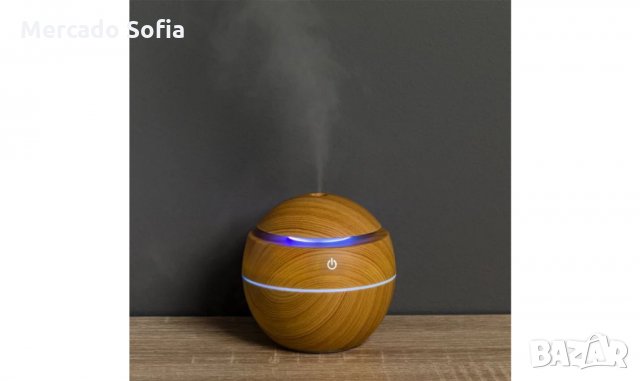 Дифузер с LED светлина 130 мл., снимка 3 - Овлажнители и пречистватели за въздух - 31842588